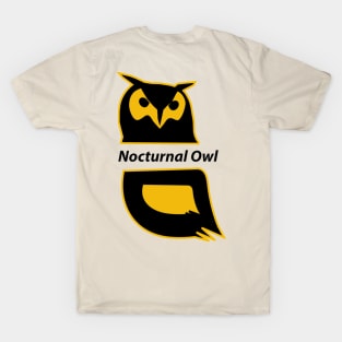 nocturnal owl logo T-Shirt